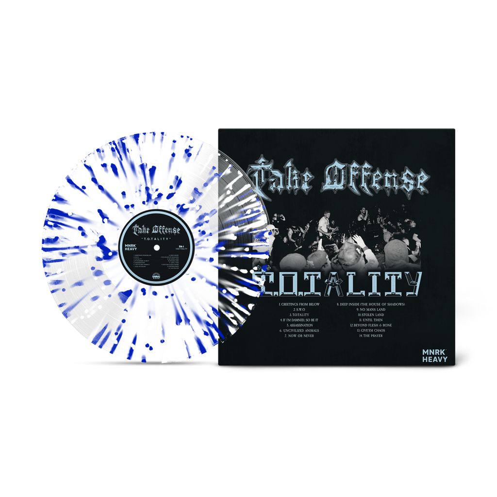Take Offense - T.O.tality Clear Cobalt Splatter MNRK Heavy
