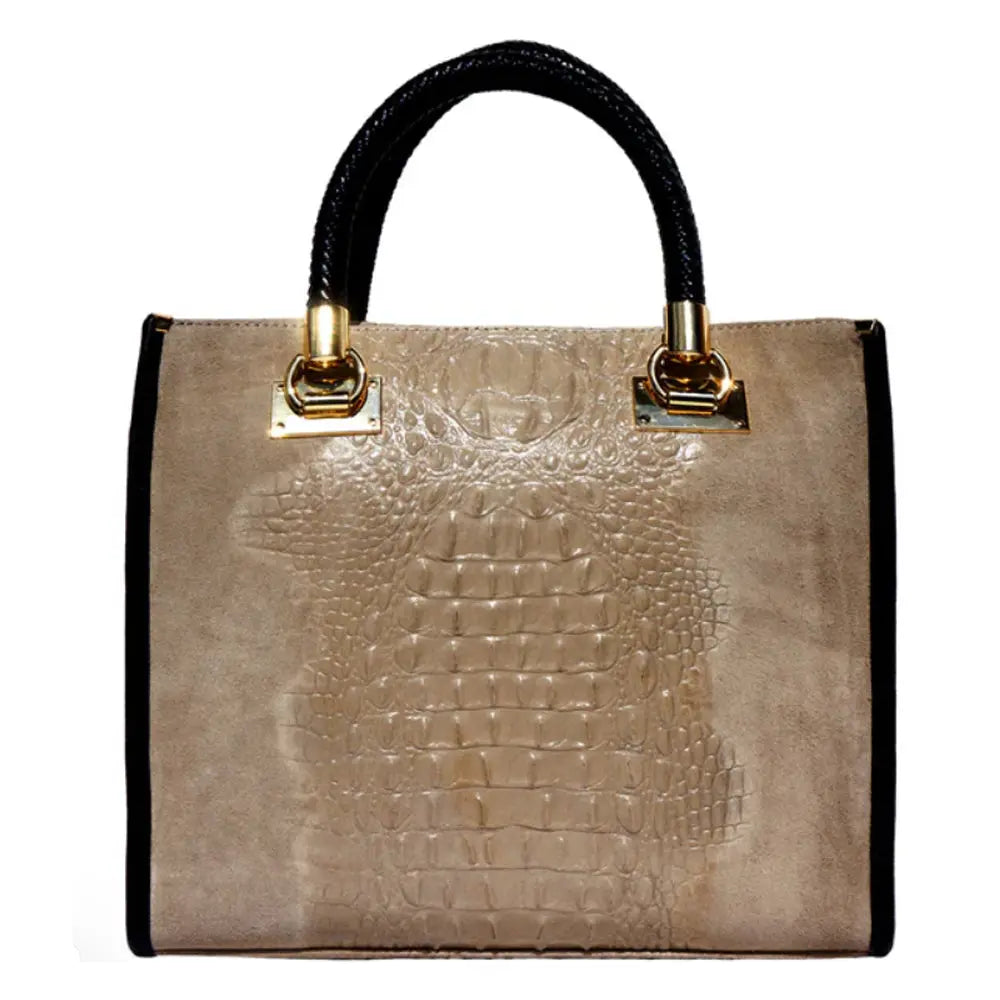Open Tote Leather Bag FashionMojos.com