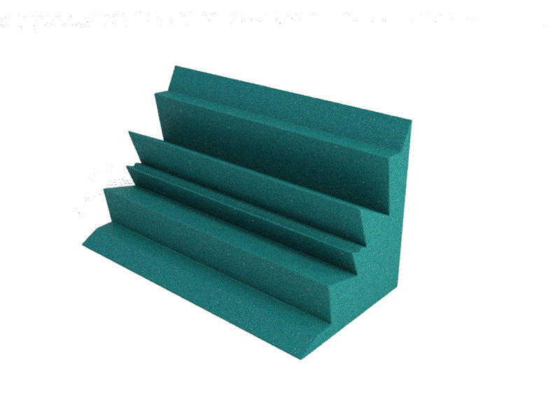 Acoustic Foam Corner Kit, 8 Bass Traps + 2 Corner Blocks, 10 Pieces SoundAssured