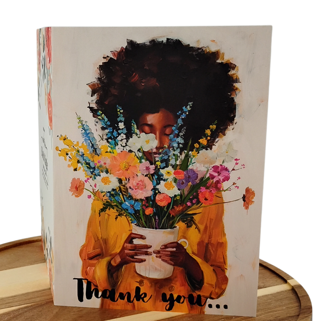 Thank You & Appreciation Card  for Mothers or Anyone who has Nurtured You Black Magic Social Club