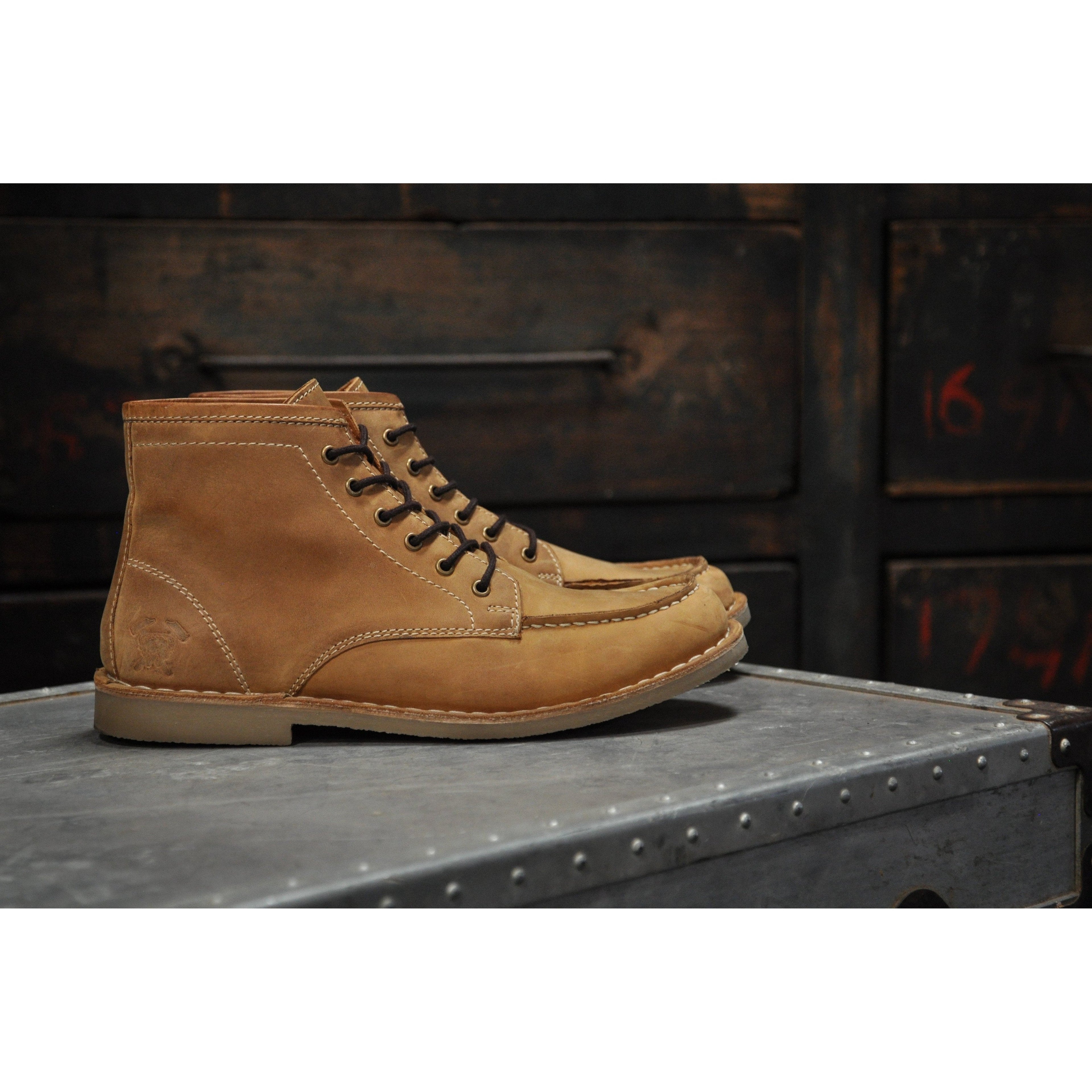 The Cooper | Crazy Horse Tan Leather Gentleman.Clothing