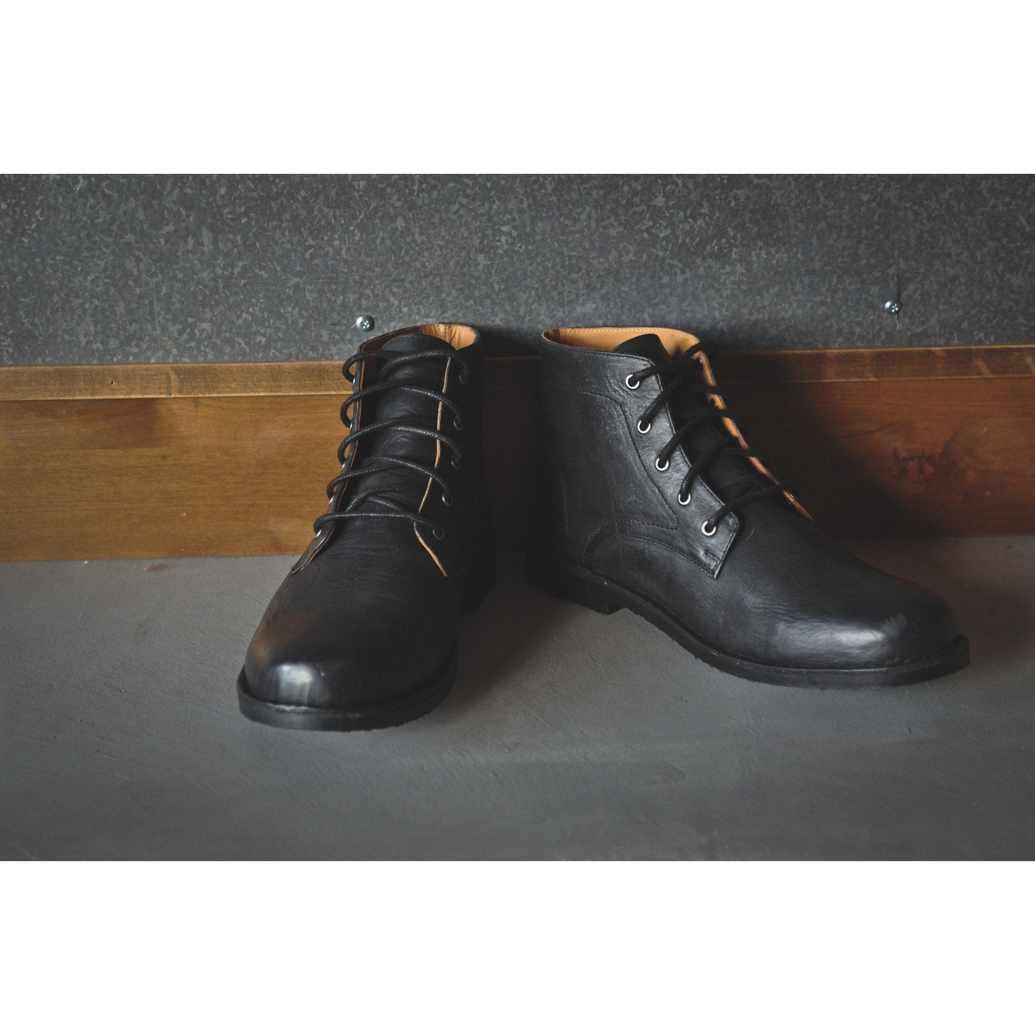 The Grover | Black Leather Gentleman.Clothing