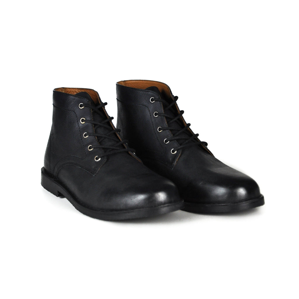 The Grover | Black Leather Gentleman.Clothing