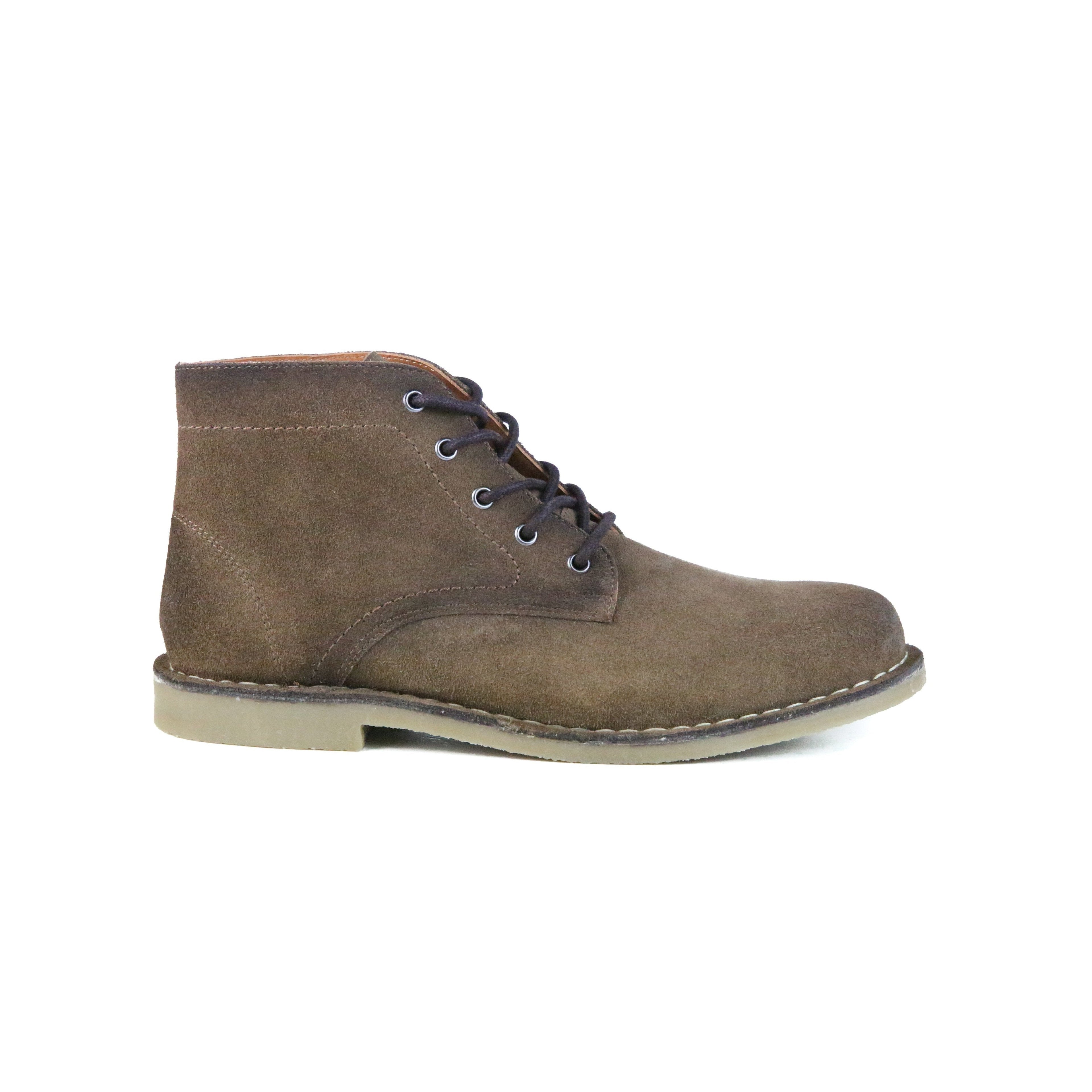 The Grover | Burnished Tobacco Suede Gentleman.Clothing