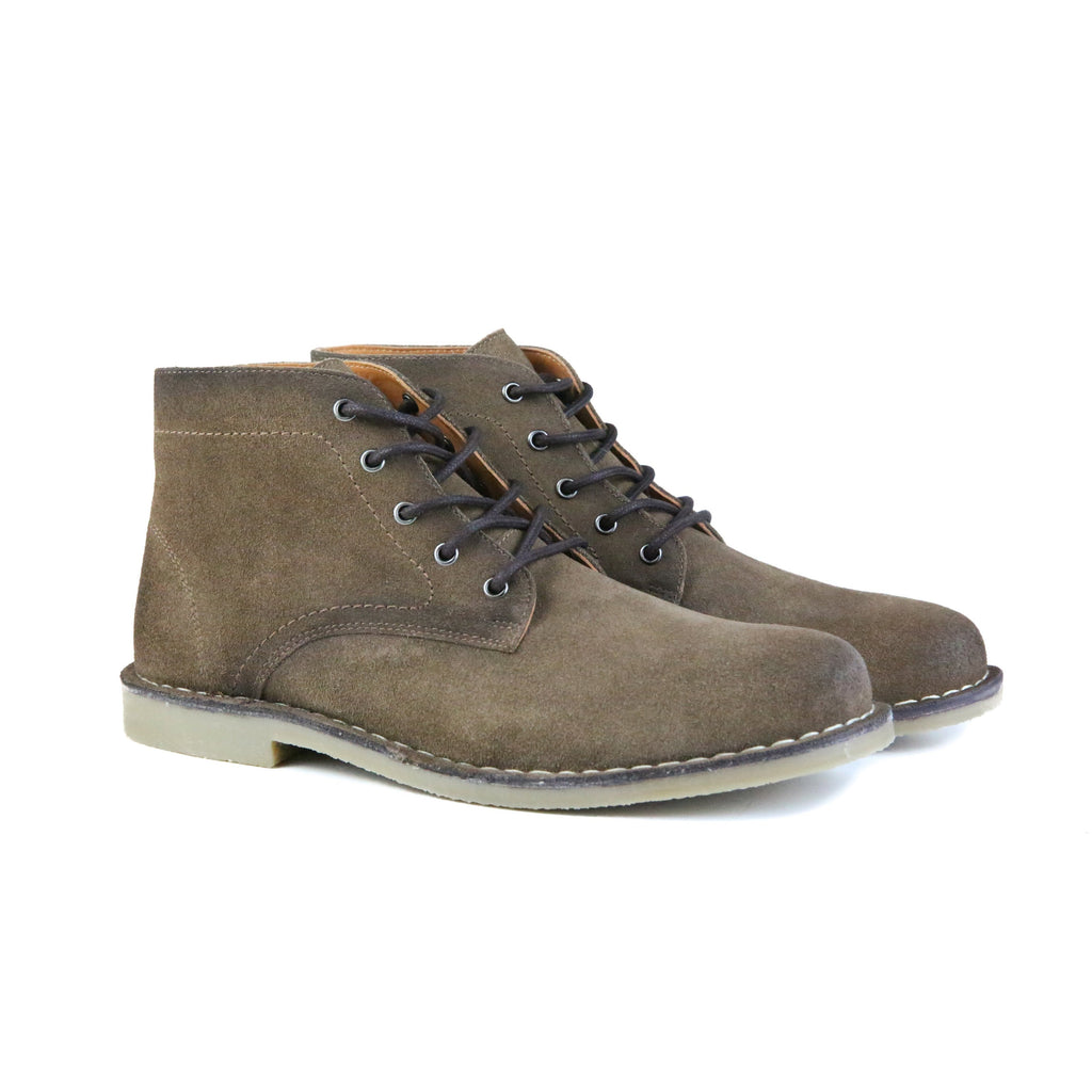 The Grover | Burnished Tobacco Suede Gentleman.Clothing