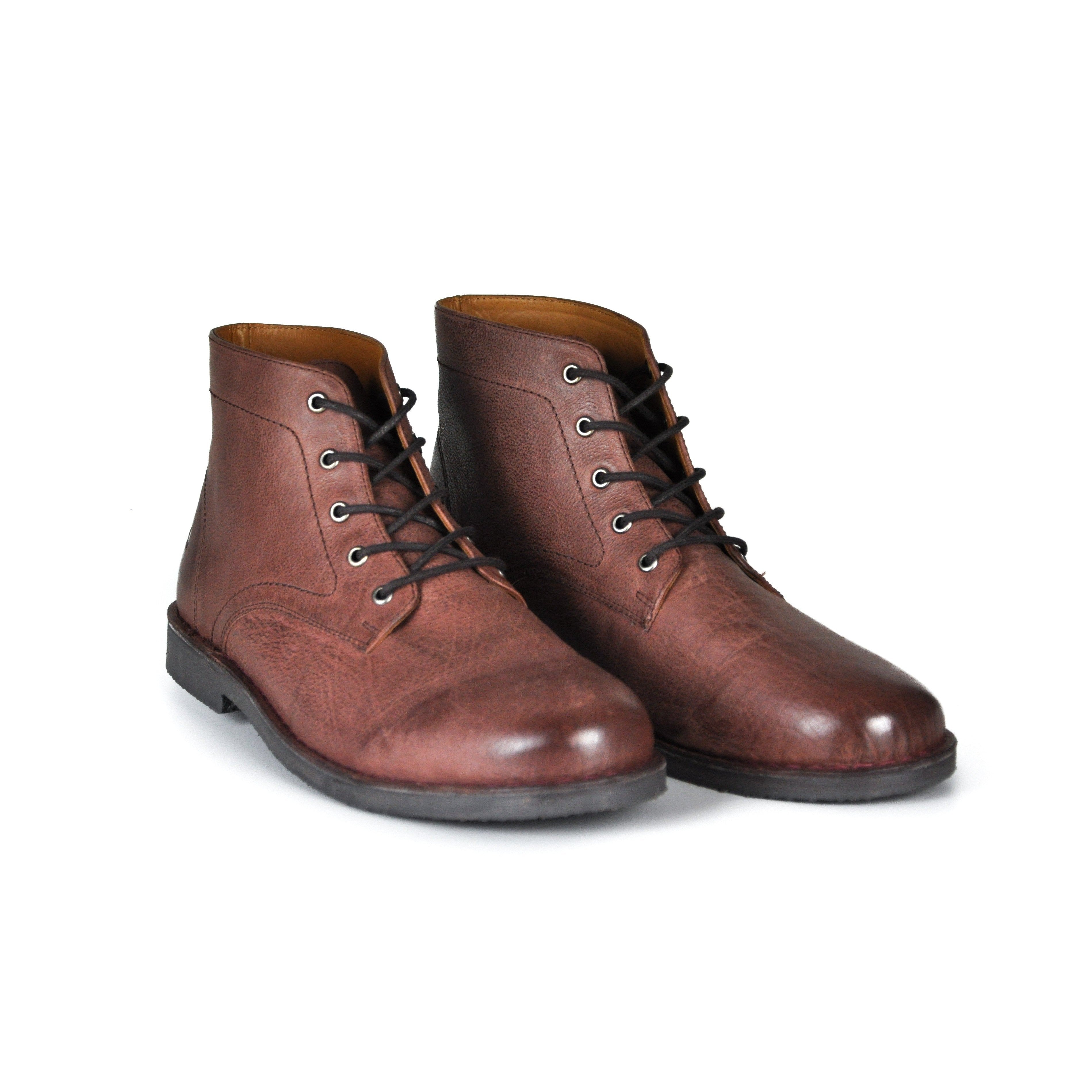 The Grover | Oxblood Leather Gentleman.Clothing
