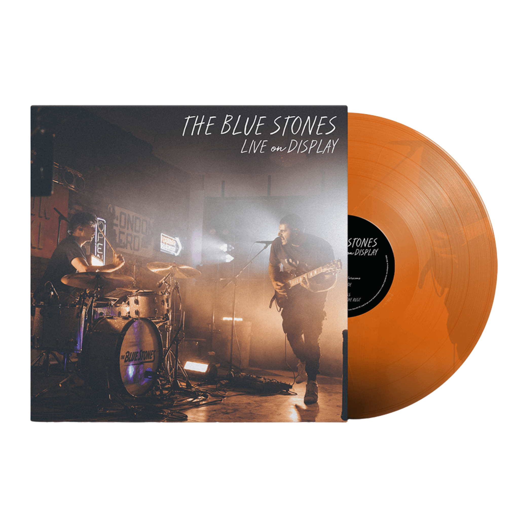 The Blue Stones - "Live on Display" Translucent Orange Crush Vinyl MNRK Heavy