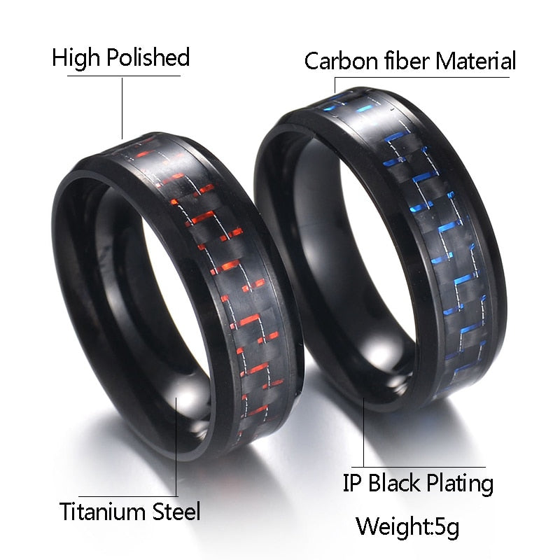 Titanium Steel Men's Ring Gentleman.Clothing