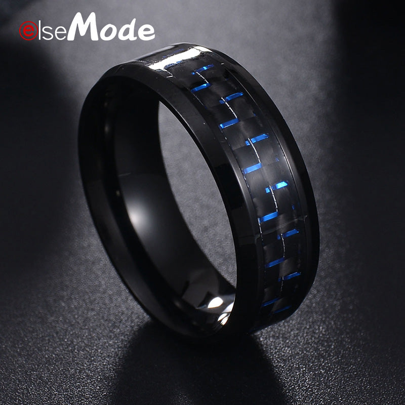 Titanium Steel Men's Ring Gentleman.Clothing