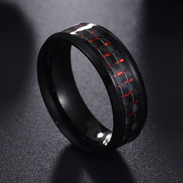 Titanium Steel Men's Ring Gentleman.Clothing