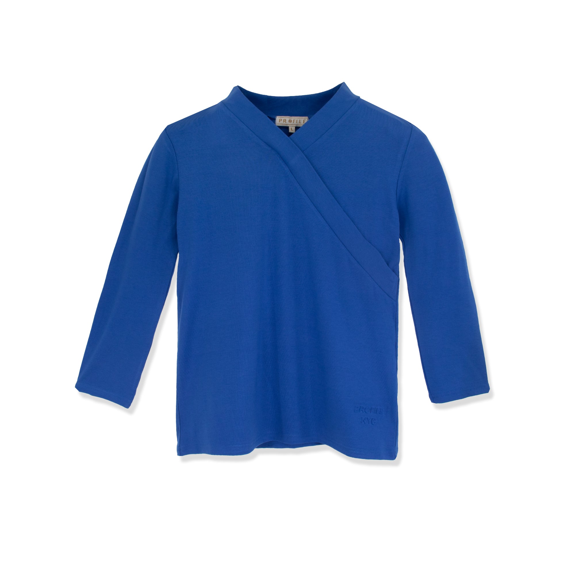 FAUX WRAP MODAL T SHIRT profile-nyc