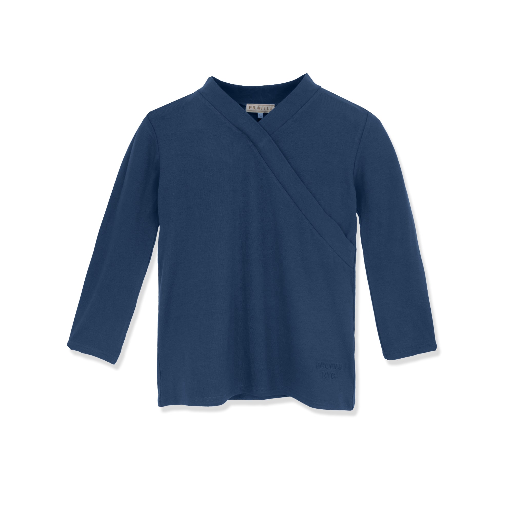 FAUX WRAP MODAL T SHIRT profile-nyc