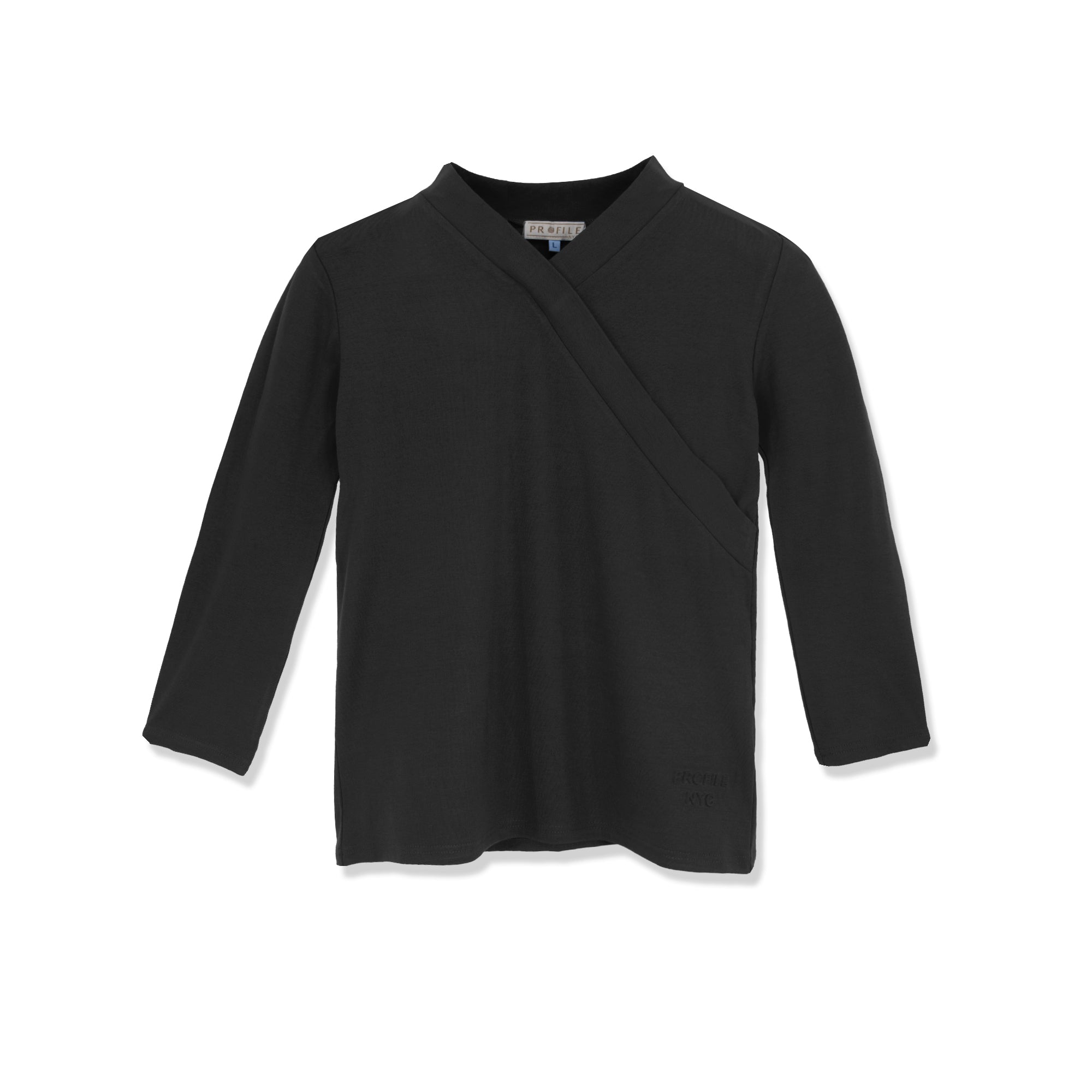 FAUX WRAP MODAL T SHIRT profile-nyc