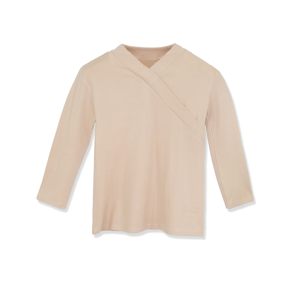 FAUX WRAP MODAL T SHIRT profile-nyc