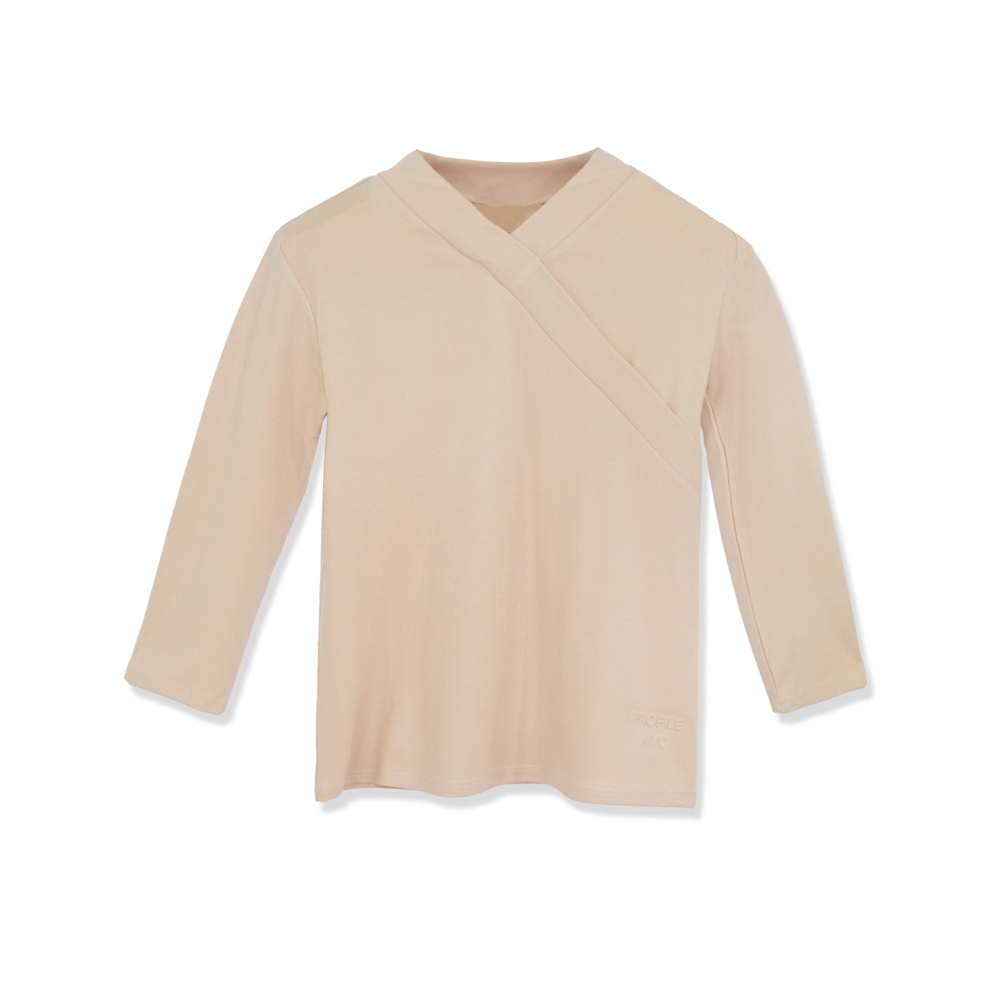 FAUX WRAP MODAL T SHIRT profile-nyc