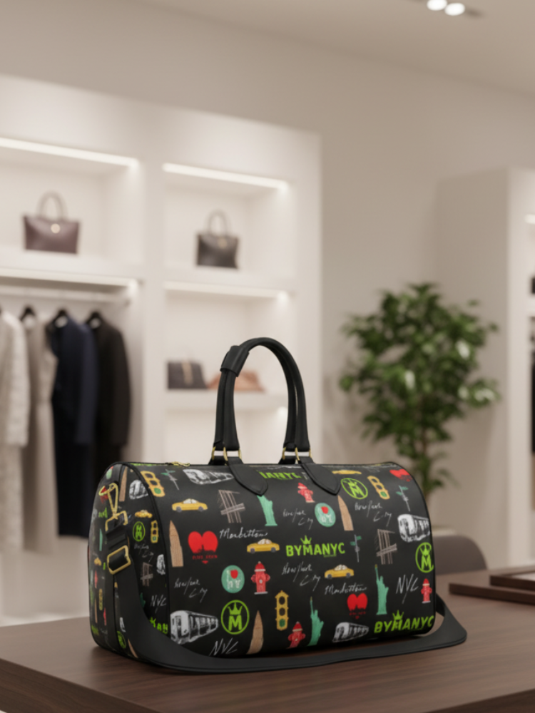 Tote Bag CITYSCAPE – BYMANYC ® New York Eco Vegan Handbag BYMANYC ® New York