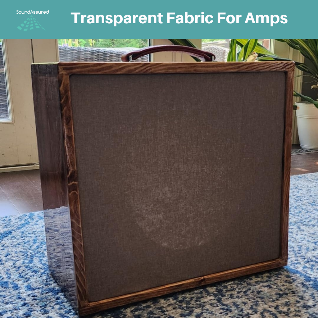 Fire Treated Acoustic Fabric - SoundAssured Dual Layer Acoustical Fabric (100% Acoustic Transparency) SoundAssured