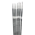 Trekell Crimson Taklon Complete Liner Brush Set - Long Handle Trekell Art Supplies