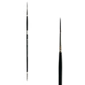 Trekell Crimson Taklon #0 Script/Rigger Brush - Long Handle Trekell Art Supplies