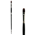 Trekell Crimson Taklon #10 Filbert Brush - Long Handle Trekell Art Supplies