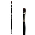 Trekell Crimson Taklon #12 Bright Brush - Long Handle Trekell Art Supplies