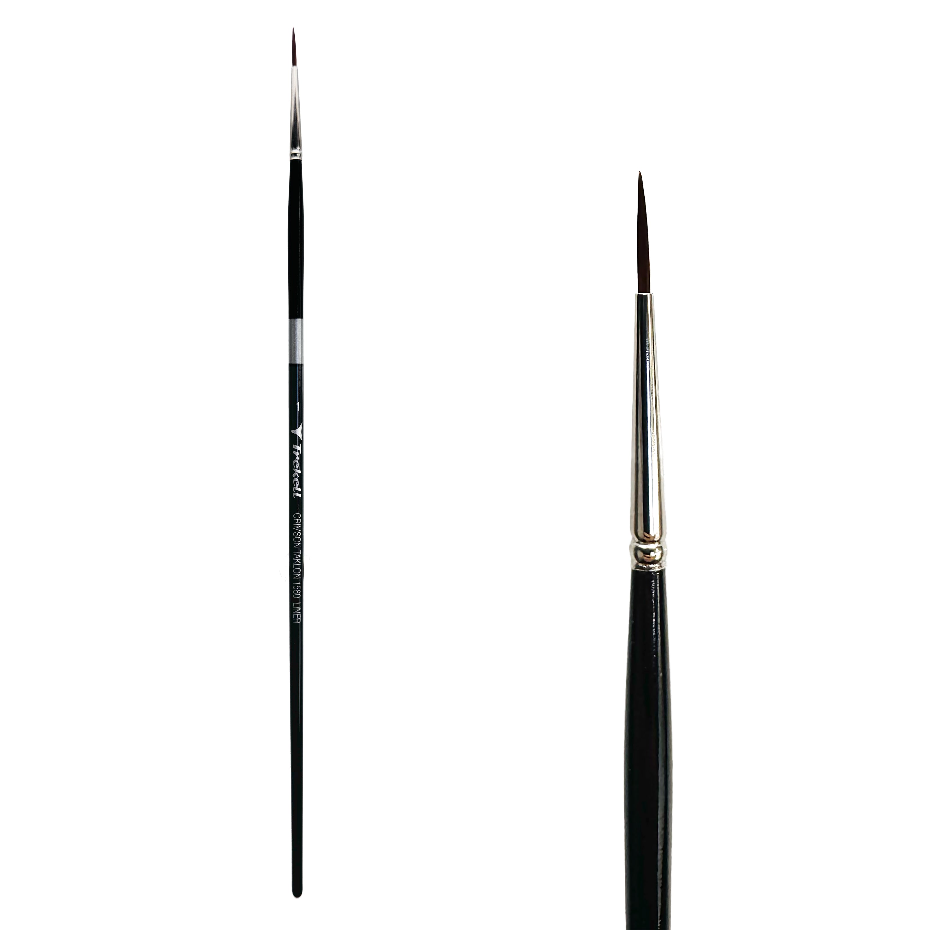 Trekell Crimson Taklon #1 Liner Brush - Long Handle Trekell Art Supplies