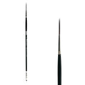Trekell Crimson Taklon #2 Script/Rigger Brush - Long Handle Trekell Art Supplies