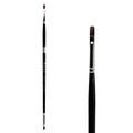 Trekell Crimson Taklon #4 Bright Brush - Long Handle Trekell Art Supplies
