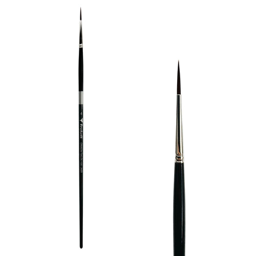 Trekell Crimson Taklon #4 Liner Brush - Long Handle Trekell Art Supplies