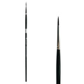 Trekell Crimson Taklon #4 Round Brush - Long Handle Trekell Art Supplies