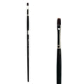 Trekell Crimson Taklon #6 Bright Brush - Long Handle Trekell Art Supplies