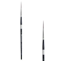 Trekell Crimson Taklon #0 Script/Rigger Brush - Short Handle Trekell Art Supplies