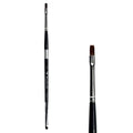 Trekell Crimson Taklon #2 Bright Brush - Short Handle Trekell Art Supplies