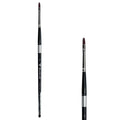 Trekell Crimson Taklon #2 Filbert Brush - Short Handle Trekell Art Supplies