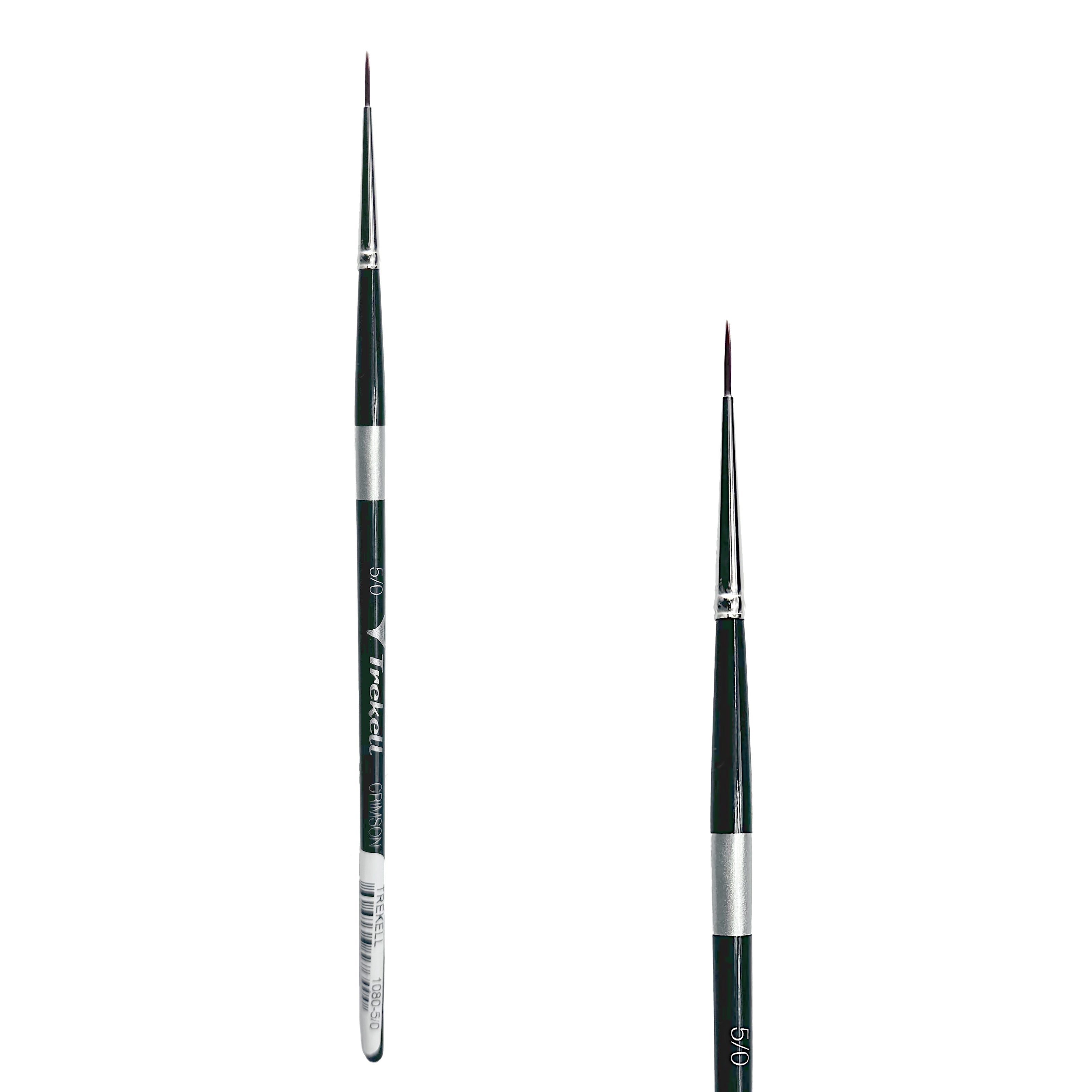 Trekell Crimson Taklon #5/0 Liner Brush - Short Handle Trekell Art Supplies