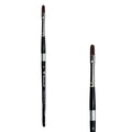 Trekell Crimson Taklon #6 Filbert Brush - Short Handle Trekell Art Supplies
