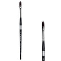 Trekell Crimson Taklon #8 Filbert Brush - Short Handle Trekell Art Supplies
