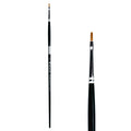 Trekell Golden Taklon #0 Bright Brush -  Long Handle Trekell Art Supplies