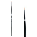Trekell Golden Taklon  #0 Round Brush -  Long Handle Trekell Art Supplies