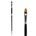 Trekell Golden Taklon #10 Cat's Tongue Brush -  Long Handle Trekell Art Supplies