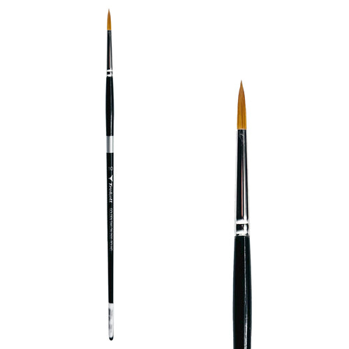 Trekell Golden Taklon  #10 Round Brush -  Long Handle Trekell Art Supplies