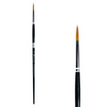 Trekell Golden Taklon  #12 Round Brush -  Long Handle Trekell Art Supplies