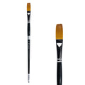 Trekell Golden Taklon #16 Flat Brush -  Long Handle Trekell Art Supplies