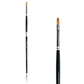 Trekell Golden Taklon #2 Filbert Brush -  Long Handle Trekell Art Supplies