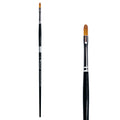 Trekell Golden Taklon #4 Filbert Brush -  Long Handle Trekell Art Supplies