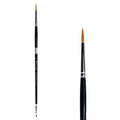 Trekell Golden Taklon  #8 Round Brush -  Long Handle Trekell Art Supplies