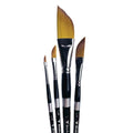 Trekell Golden Taklon Complete Dagger Brush Set - Short Handle Trekell Art Supplies