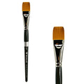 Trekell Golden Taklon 3/4" Wash Brush -  Short Handle Trekell Art Supplies