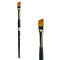 Trekell Golden Taklon 3/8" Angle Brush -  Short Handle Trekell Art Supplies