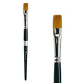 Trekell Golden Taklon #12 Bright Brush -  Short Handle Trekell Art Supplies